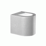 ROSSINI ILLUMINAZIONE Applique Led Argent 9W Double Émission Ronde Gris 4000K Ip65 - Groupe Rossini - Applique D'Extérieur En Aluminium Haute Résis