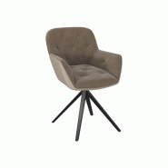 Lot de 2 chaises de réunion Baker pivotante avec retour automatique Lot de 2 chaises de réunion Baker pivotante avec retour automatique