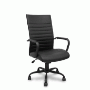Sillón Opti527 basculante similpiel negro base metálica negra - multi-matériau 527BSP840MNRN