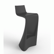 Tabouret de bar design WING - anthracite