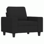 VidaXL Fauteuil Noir 60 cm Tissu Modèle Flex Élite - Matériau naturel 359379