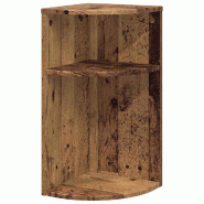 VidaXL Table d'appoint Bois ancien 29,6 x 29,6 x 60 cm Modèle Apex Bois - 891128