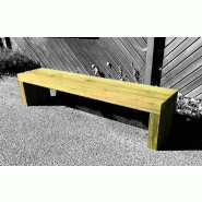 Banquette Sur Platines Assemblage queue d'aronde