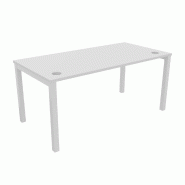 Bureau individuel droit blanc Astrolite