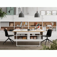Bureau bench 2 personnes Magistra sur armoire Bureau bench 2 personnes Magistra sur armoire