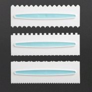 Lot de 3 peignes à glaçage en plastique