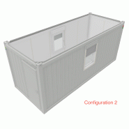 Module bureau pro VEGA20L Configuration 2 BLANC - RAL 9010 Module bureau pro VEGA20L Configuration 2 BLANC - RAL 9010