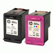 Pack de 2 cartouches d'encre authentiques HP 303XL Noir et couleurs - programme SECOND - multicolore 3701352377631 Pack de 2 cartouches d'encre authentiques HP 303XL Noir et couleurs - programme SECOND - multicolore 3701352377631