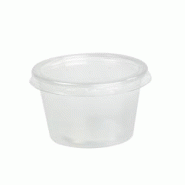 Packnwood FHC - 1000Pcs - Pot plastique PP transparent rond H43mm 110ml - transparent plastique 210POPP35 Packnwood FHC - 1000Pcs - Pot plastique PP transparent rond H43mm 110ml - transparent plastique 210POPP35