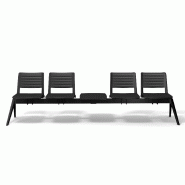 Poutre d'accueil en polypropylène Smash - Sokoa - 4 places + 1 tablette