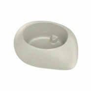 Prosperplast - Pot de fleurs en polyéthylène rotomoulé 5 L 40x30x20 cm coloris Blanc Sable - Yeke ETHICK - beige ZA6226