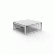 Table basse THE FACTORY 100 x 100 - blanc