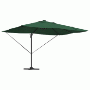 VidaXL Parasol Vert 352 x 251 x 265 cm Polyester et Aluminium Modèle Titan Soleil Plus - 42003328
