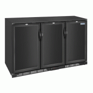 Arrière-bar trois portes pleines Série G 850mm 320L GE999 Polar