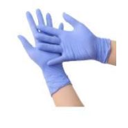 Boite de 100 gants d'examen en nitrile non stérile, non poudré jetable
