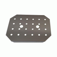 DBMARK - GND12000-201 - Fond perforé GN 1/2 - 0.8mm S/S201 - gris inox GND12000-201