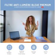 Filtre anti-lumière bleue amovible pour ordinateur portable