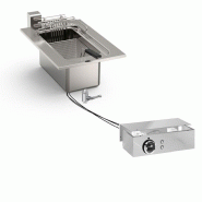 Gastro-Inox Gastro Inox Friteuse encastrable de 10 litres en acier inoxydable 400x600x380mm - GAS-160516