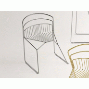 Lot de 2 chaises polyvalentes Ribelle Plus en tiges d'acier Lot de 2 chaises polyvalentes Ribelle Plus en tiges d'acier
