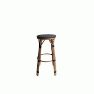 SIT Möbel Tabouret de bar | Aspect rotin, marron foncé | Structure en aluminium naturel | Résistant aux intempéries | L 43 x P 43 x H 76 cm - mult SIT Möbel Tabouret de bar | Aspect rotin, marron foncé | Structure en aluminium naturel | Résistant aux intempéries | L 43 x P 43 x H 76 cm - mult
