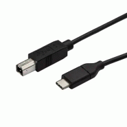 StarTech Cble USB-B vers USB-C de 3m, Cble de Transfert