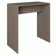 Table pont Vertigo noyer foncé 94x50x100cm