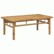 VidaXL Table basse 90x50x35 cm bambou Modèle Renaissance Horizon - 366469