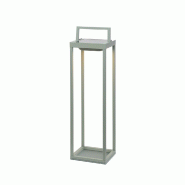 Zafferano - Lanterne solaire à 2 LED, 56,4 cm - Lampe murale et de table à piles 2W avec capteur crépusculaire - Vert sauge - vert 8054040729362