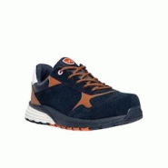 Chaussures de sécurité basses SWINGS S3 HRO SRC Parade - Taille 43 - Bleu cuir - Style running, semelle résistante à 300°C Chaussures de sécurité basses SWINGS S3 HRO SRC Parade - Taille 43 - Bleu cuir - Style running, semelle résistante à 300°C