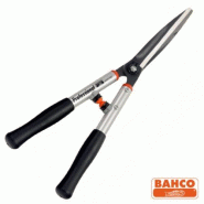 Cisaille à Haie Professionnelle Bahco P54-SL - Manches Courts Ultra Légère pour Topiaire