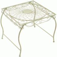 CLP Table de jardin Zarina Vert antique - vert métal 13438892