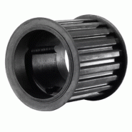 CMW - HZ024-300M - Poulies synchrones avec moyeu amovible 1615 - profil timing H - 24 dents - pas 12.7 mm - fonte avec traitement de surface_0