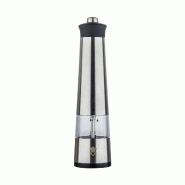 Masterpro - Moulin à poivre électrique Ø5,6x22 cm en acier inoxydable FOODIES - gris inox Q5146