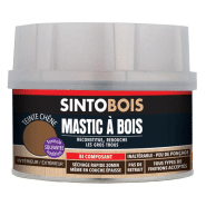 Mastic sans styrène sintobois chêne 550g + 30g - SINTO - 33701 - 082389 Mastic sans styrène sintobois chêne 550g + 30g - SINTO - 33701 - 082389