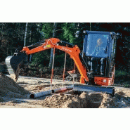 Mini pelle 1,92t - hitachi zx19-5