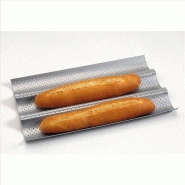 PATISSE Moule 3 baguettes revêtu 38 cm - Silver Top - 035-34764