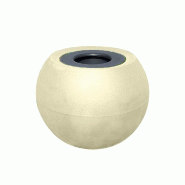 PLAST'UP ROTOMOULAGE Pot de fleurs sphérique xxl speranza 325l - SABLE - beige 0637962081749