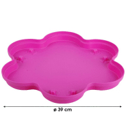 Porte plante plastique roma trio fushia d39 cm - 783649 Porte plante plastique roma trio fushia d39 cm - 783649