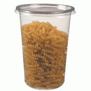 Pot rond (couvercle non inclus) PET transparent 1000ml - par 500