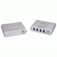 RANGER 2204 - EXTENDEUR USB 2.0 100M  SUR CAT5+ 4 PORTS