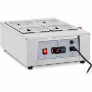 Royal Catering - Royal Catering RC_CMM_03 Fondeuse à chocolat 4 x 1,5 l 100 °C Appareil pour faire fondre le chocolat Chauffe-chocolat - 4062859107909