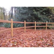 Royal tropic modern - clôture en bois pour chevaux - de sutter naturally - hauteur 1m20