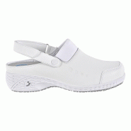 Safety Jogger - Sabots médicaux pour femmes à bandes velcro réglables SHEILA blanc OB ESD A SRC E #ffffff Taille 37 - 37 matière synthétique 5400