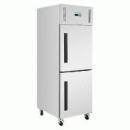 Armoire réfrigérée négative inox GN - 2 portillons - série G - 600L - Polar - PG054