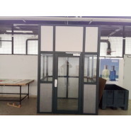 Cabine fumeur Standard  atelier 4, 5 personnes 4 faces autoportantes