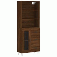 Helloshop26 - Buffet bahut commode armoire meuble de rangement organisateur cuisine salle de séjour salon haut 69,5 x 34 x 180 cm 02_0033826 - 300021 Helloshop26 - Buffet bahut commode armoire meuble de rangement organisateur cuisine salle de séjour salon haut 69,5 x 34 x 180 cm 02_0033826 - 300021