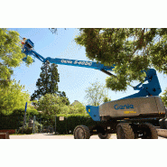 Nacelle élévatrice Genie® S®-60 DC - électrique propre et silencieuse avec moteurs de translation électriques asynchrones super-efficaces