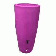 PLAST'UP ROTOMOULAGE Pot conique récupérateur d'eau de pluie aérien 200l - VIOLET - violet 0669014882493