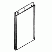 Porte affiche vertical A3 - Polystyrène 2mm - Transparent - Réf Retif 20026 et 20025