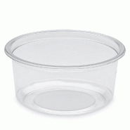 Pot Tusipack 350 ml Ø11,7x5,7 cm PET transparent - par 50